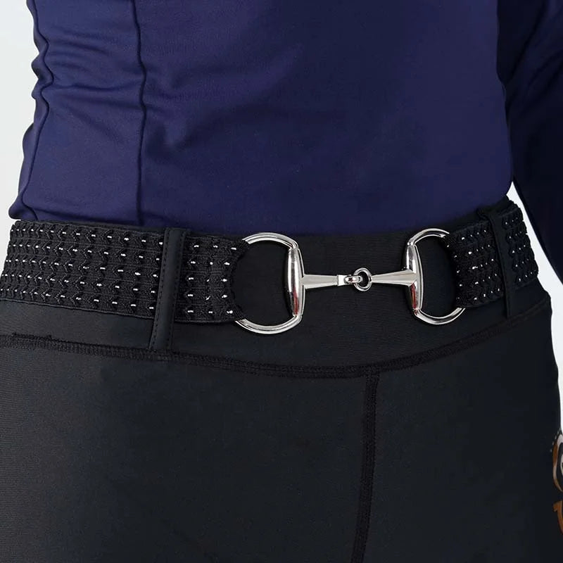 Ladies Surcingle Buckle Equestrian Elastic Band Belts for Horse Riding Horse Bit Belts