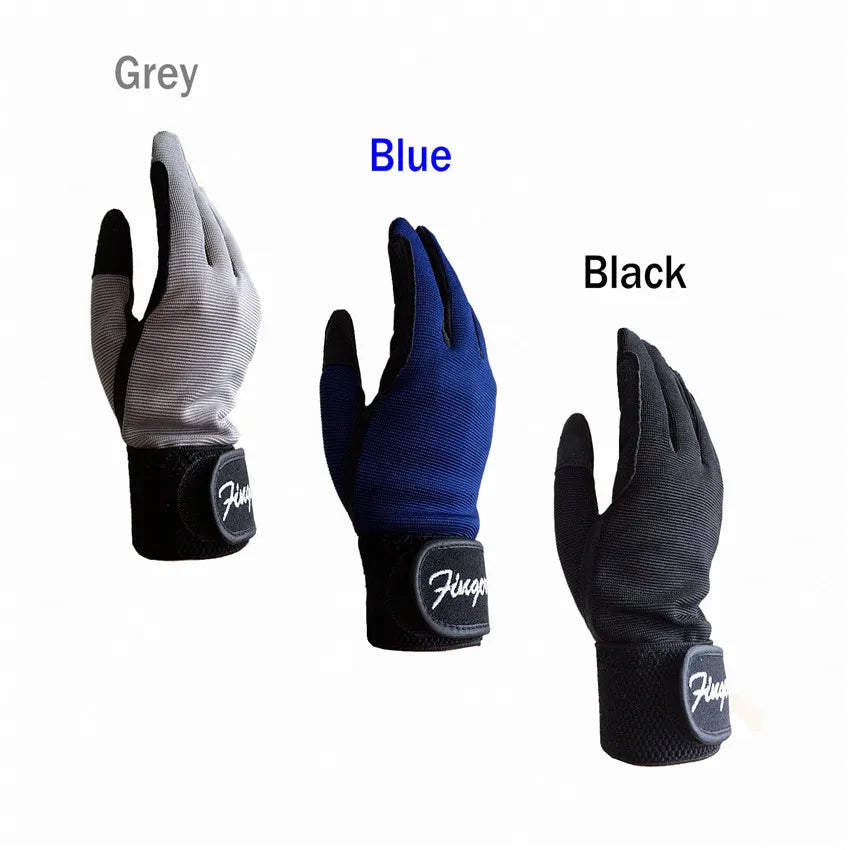 Kids Durable Long Riding Horse Gloves Equestrian Glove Horse Racing Cycling Sport Bike Grip 5-13 Boys Girls Drop Shipping