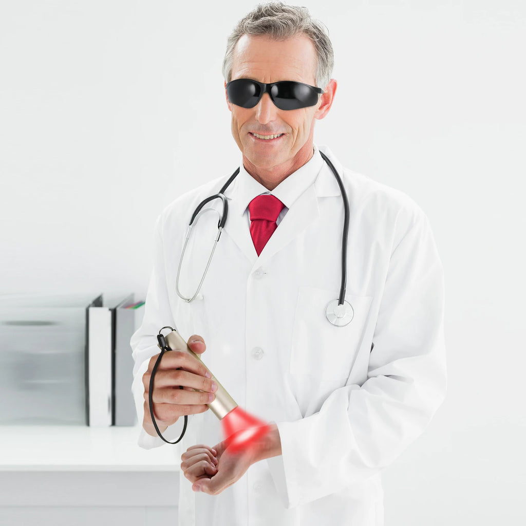 Customized OEM 5 Wavelength Red Light Torch Pain Relief Near Infrared Red Light Therapy Pen Infrared Light Vet Therapy for Horse