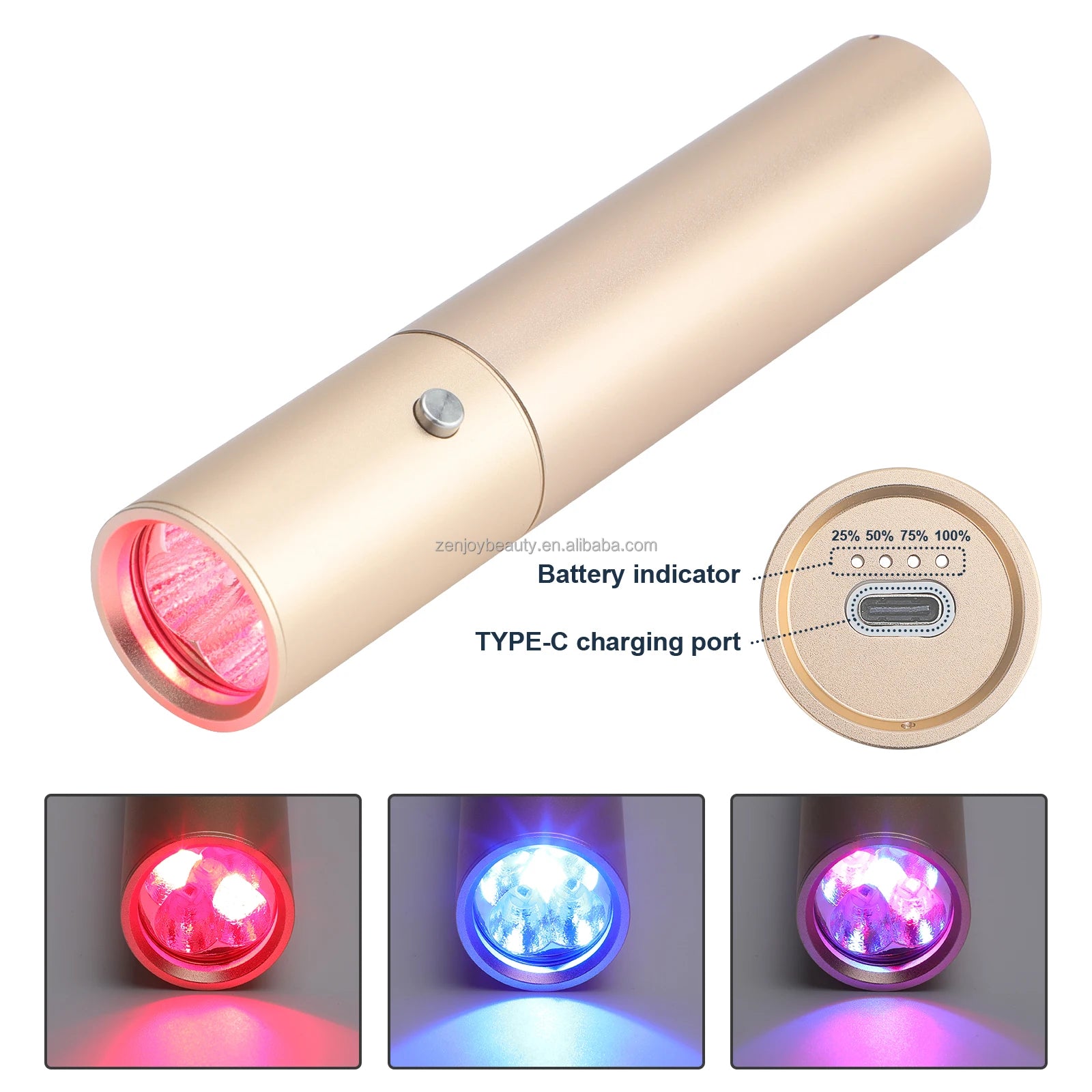 Customized OEM 5 Wavelength Red Light Torch Pain Relief Near Infrared Red Light Therapy Pen Infrared Light Vet Therapy for Horse