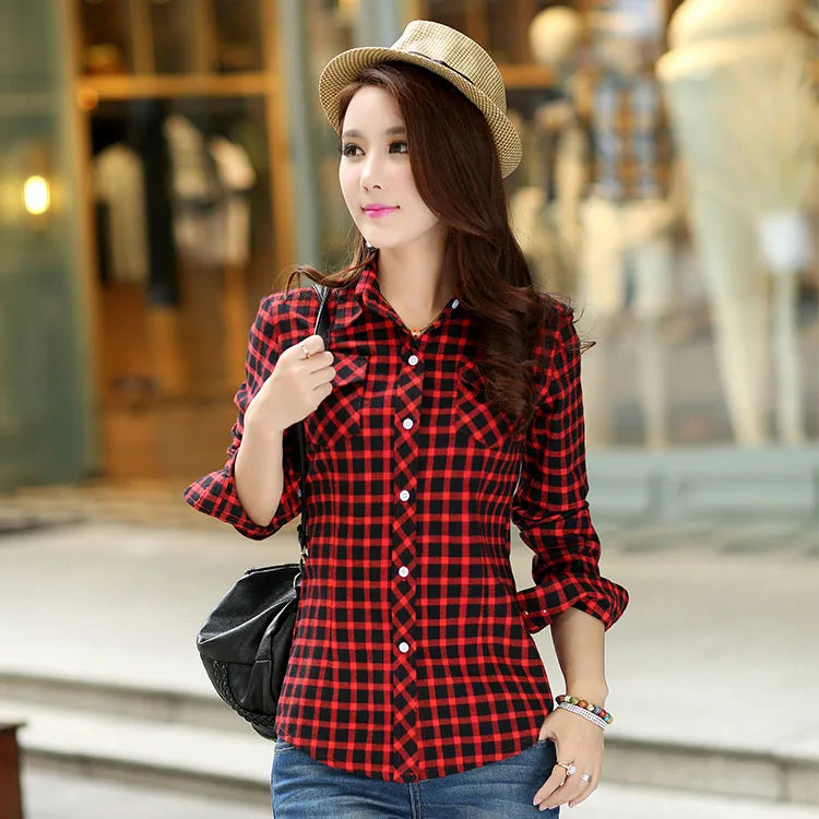 2025 Brand Winter Warm Women Velvet Thicke Plaid Shirt Style Coat Jacket Women Clothes Tops Female Casual Jacket Outerwear