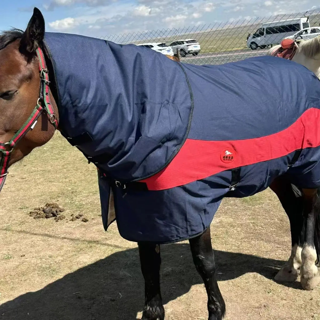 New Winter Warm Cotton Equestrian Equipment Horse Rugs Turnout Blanket Waterproof Winderproof Harness Cover Horse Equipment