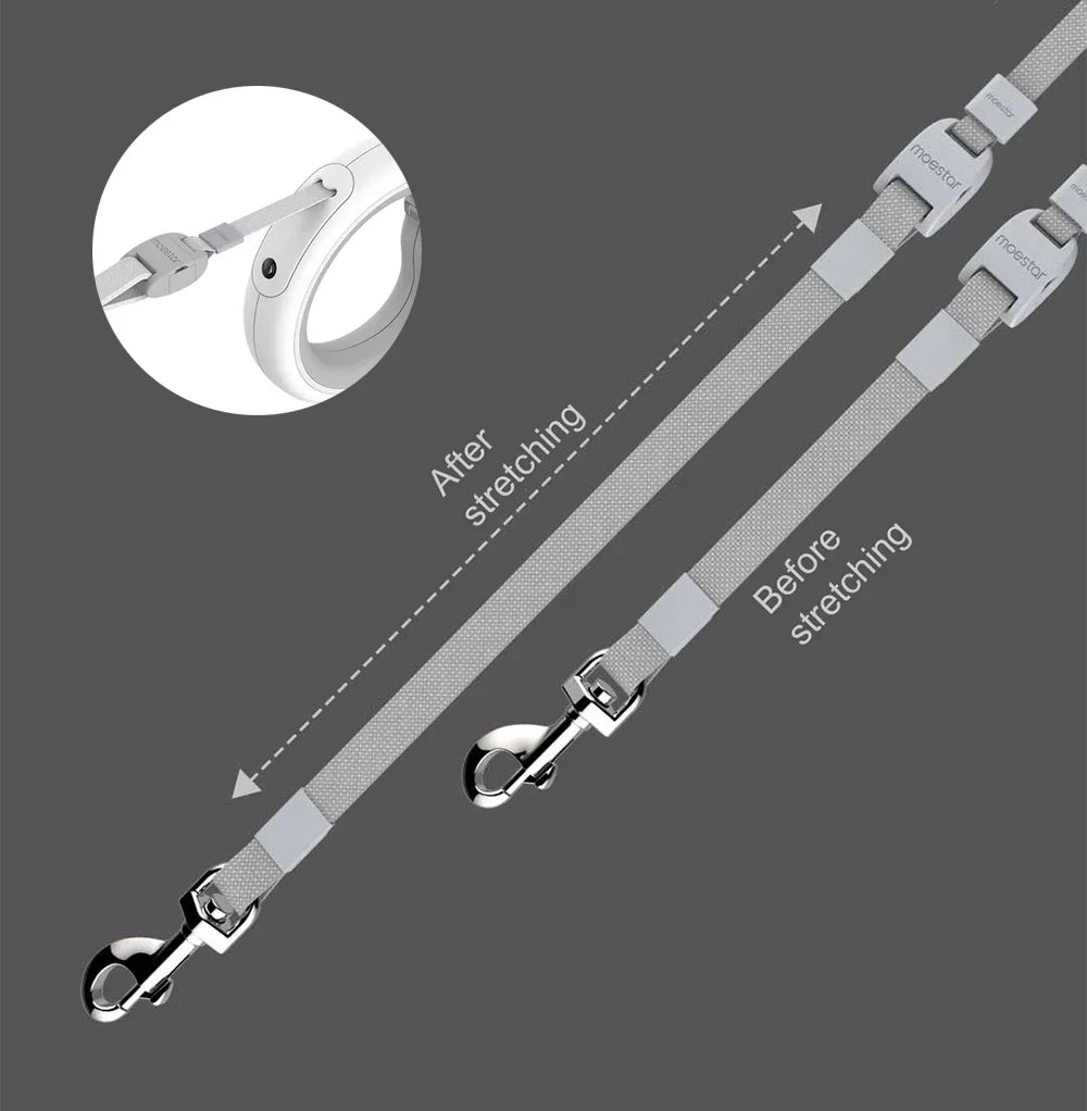 Pet Leash Accessories Pet Poop Bag Dispenser Extension Belt for 2 Pet Replaceable Belt Poop Bags for Pet Walk Ease Moestar