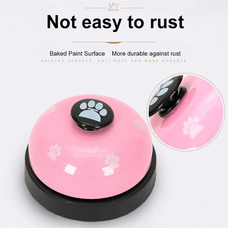 1pc Pet Toy Training Dinner Small Bell Footprint Dog Toys for Teddy Puppy Pet Call Puppy Accessories Pet Toys