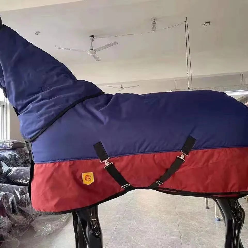 New Winter Warm Cotton Equestrian Equipment Horse Rugs Turnout Blanket Waterproof Winderproof Harness Cover Horse Equipment