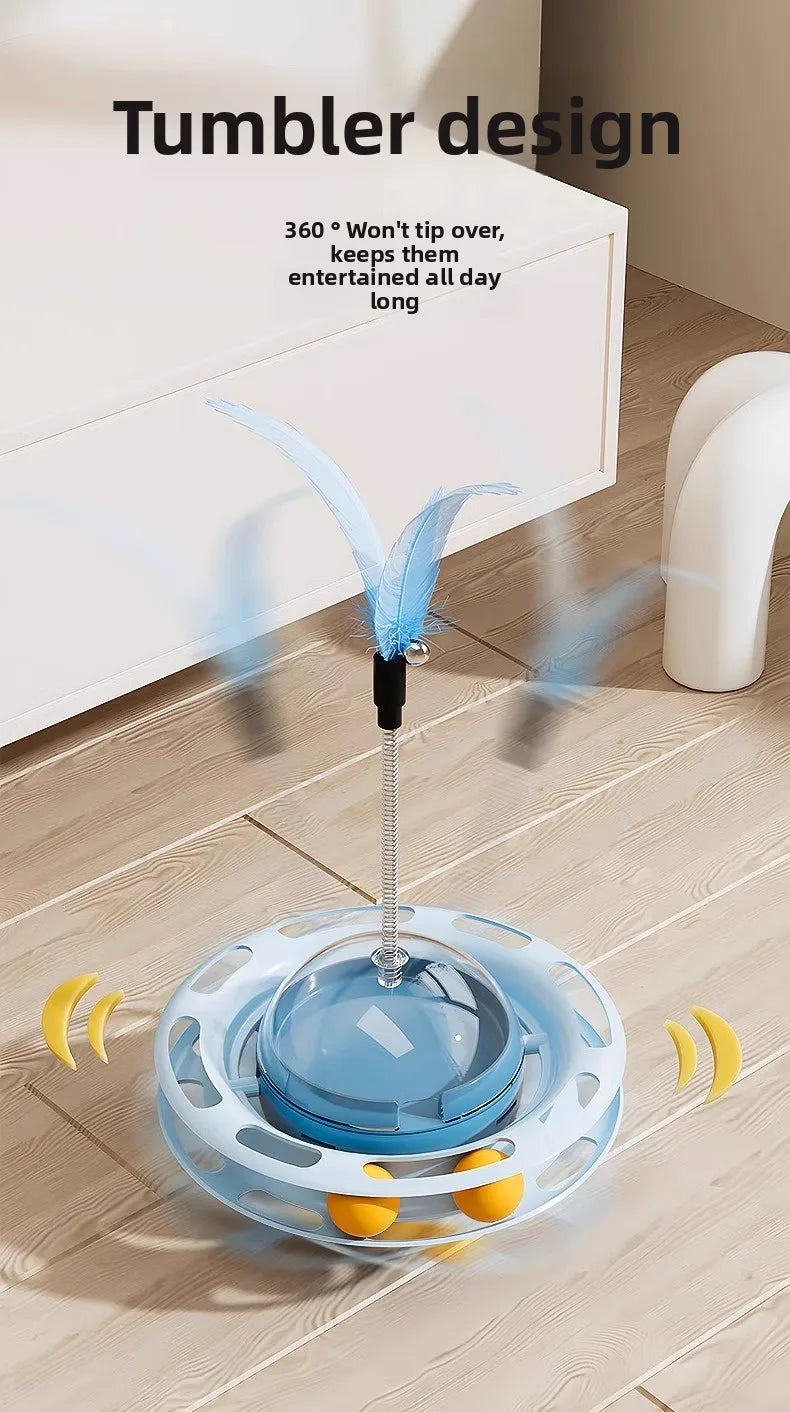 Pet Toys: Self-Entertainment Teaser Wands, Tumbler Turntable Treat Dispensers, and Ultimate Self-Entertainment Gadgets for Cats