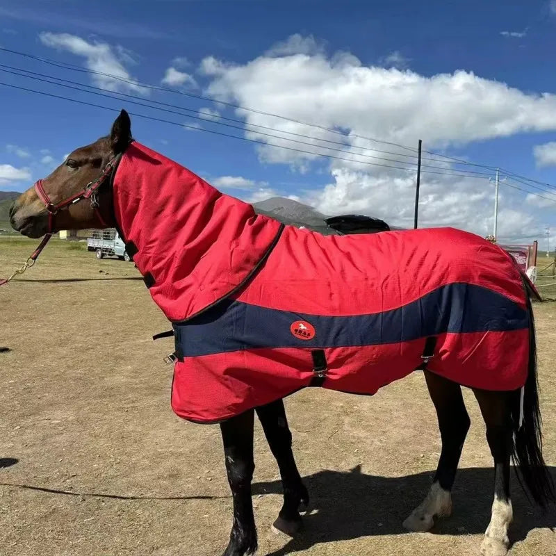 New Winter Warm Cotton Equestrian Equipment Horse Rugs Turnout Blanket Waterproof Winderproof Harness Cover Horse Equipment