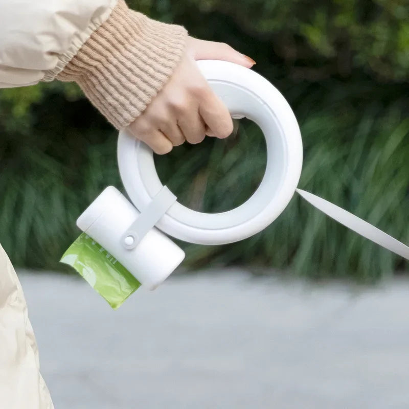 Pet Leash Accessories Pet Poop Bag Dispenser Extension Belt for 2 Pet Replaceable Belt Poop Bags for Pet Walk Ease Moestar