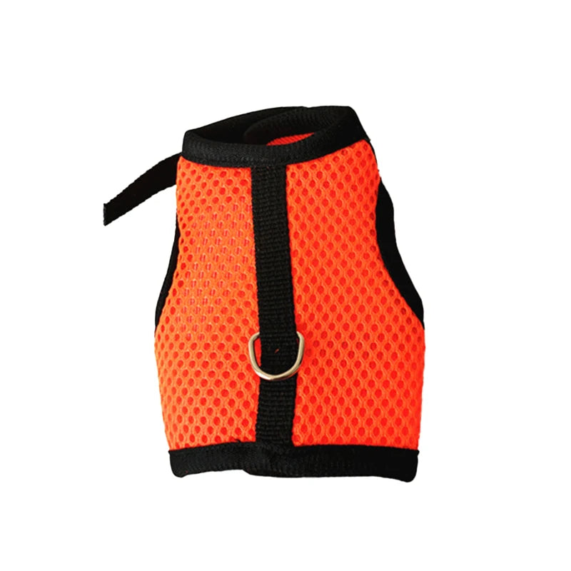 Pet Accessories Rabbit Harnesses Vest Leashes Set Soft Mesh Harness with Leash Small Animal Guinea Pig Hamsters Bunny Accessorie