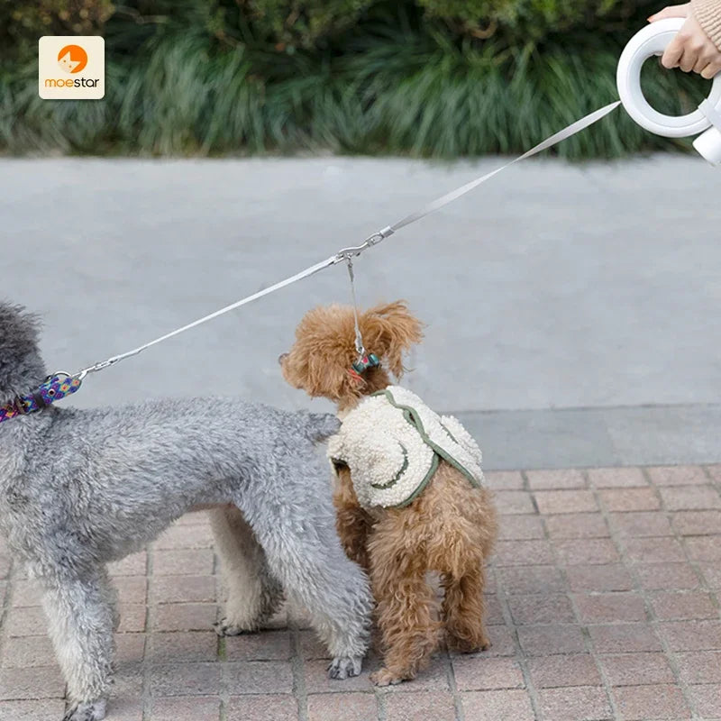 Pet Leash Accessories Pet Poop Bag Dispenser Extension Belt for 2 Pet Replaceable Belt Poop Bags for Pet Walk Ease Moestar