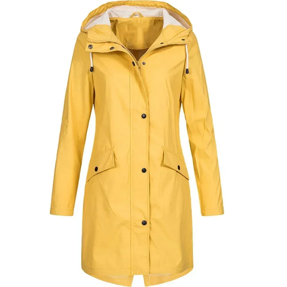 Waterproof Rain Coat Long Raincoats Jacket Waterproof Raincoats Feminina Gifts Outdoor Ride A Bike Mountaineering Jackets Women
