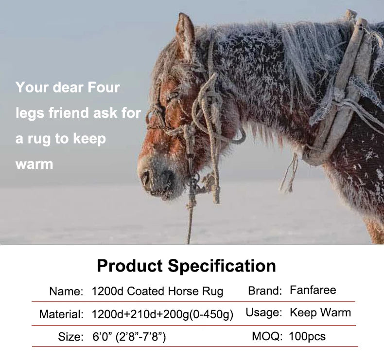 Retail Fashionable Light weight Winter Waterproof Horse Rugs Customized High Quality Outdoor Horse Blanket