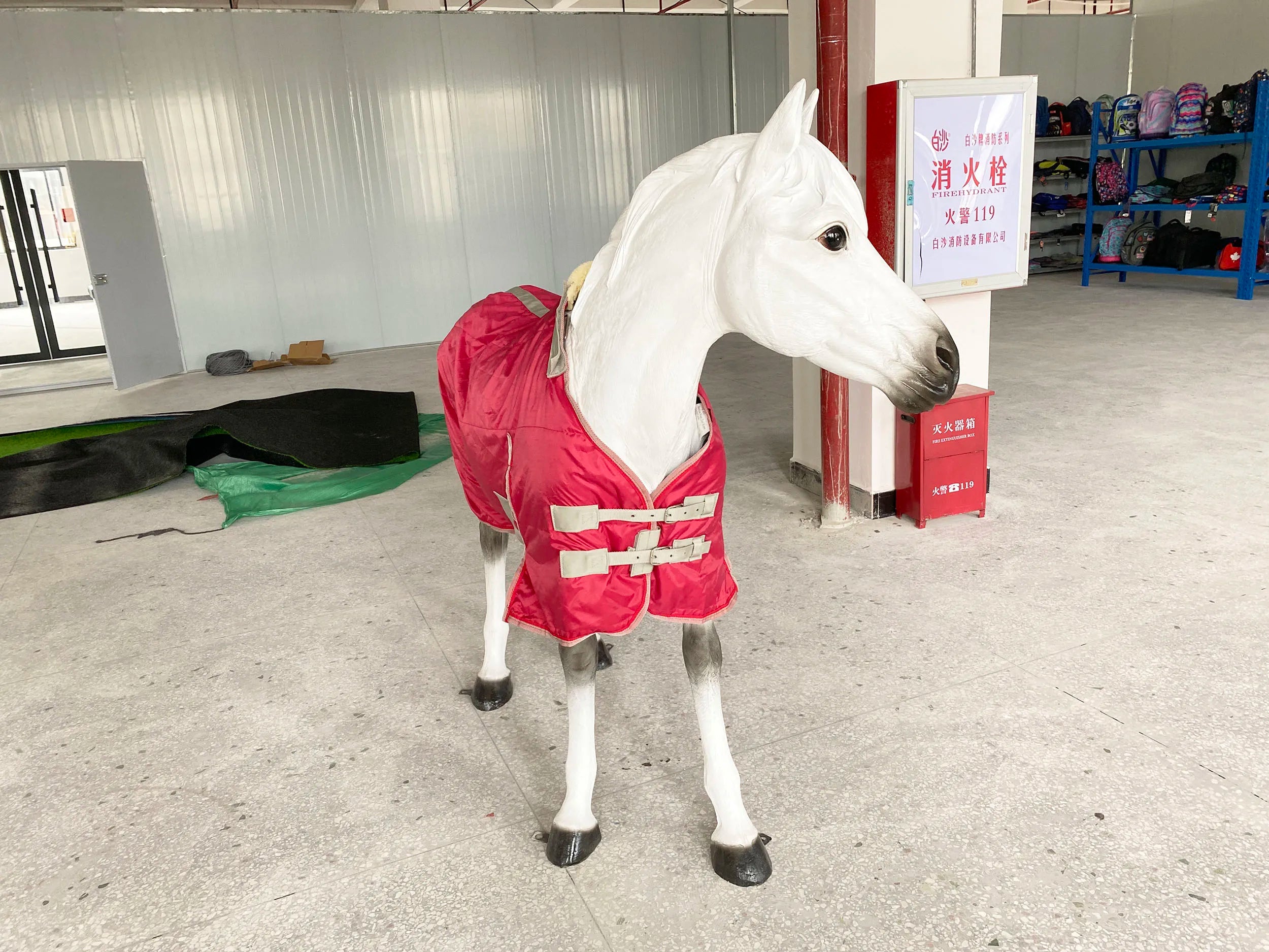 High Quality 1200D Polyester Wine Red Horse Rug Winter Warm Waterproof Breathable Horse Quilted Blanket