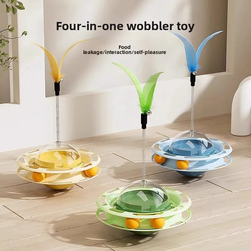 Pet Toys: Self-Entertainment Teaser Wands, Tumbler Turntable Treat Dispensers, and Ultimate Self-Entertainment Gadgets for Cats