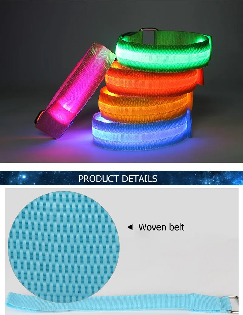 4 pcs/set LED Lighting Horse Leg Safety Belt Horse Leg Straps Night Riding Equipment Outdoor Sports Equestrian Supplies