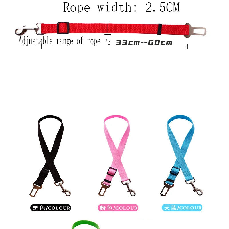 Pet Leash 1PC Cat & Dog Products Car Harness Retractable Chest & Back Collar Outdoor Dog Walking Pet Products