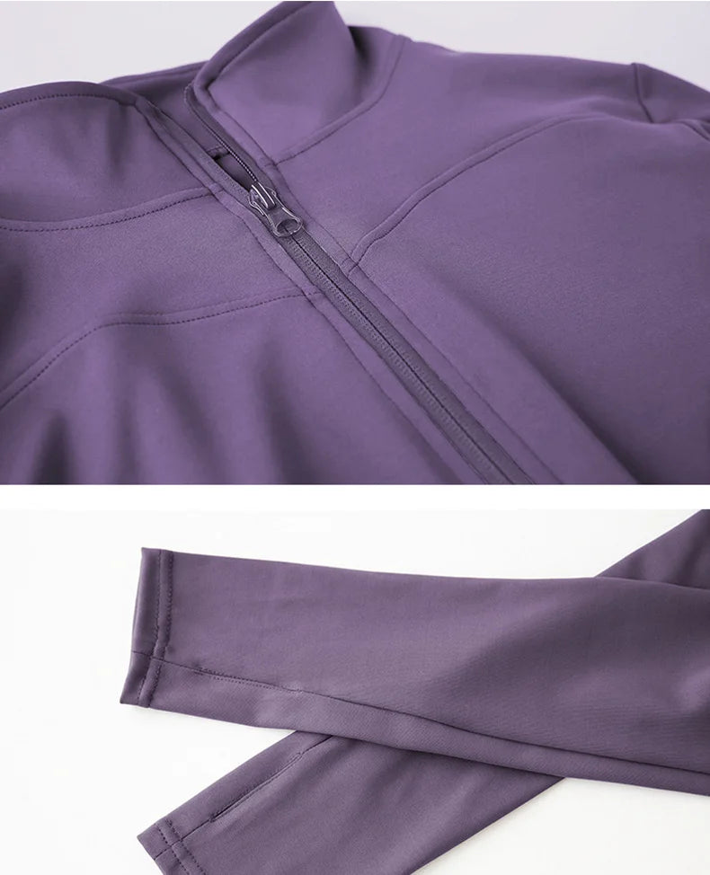 MXLLINA Winter Thermal Riding Horse Jacket Women Zipper Equestrian Coat Velvet Plush Thickened Sport Long Sleeve Top Clothing