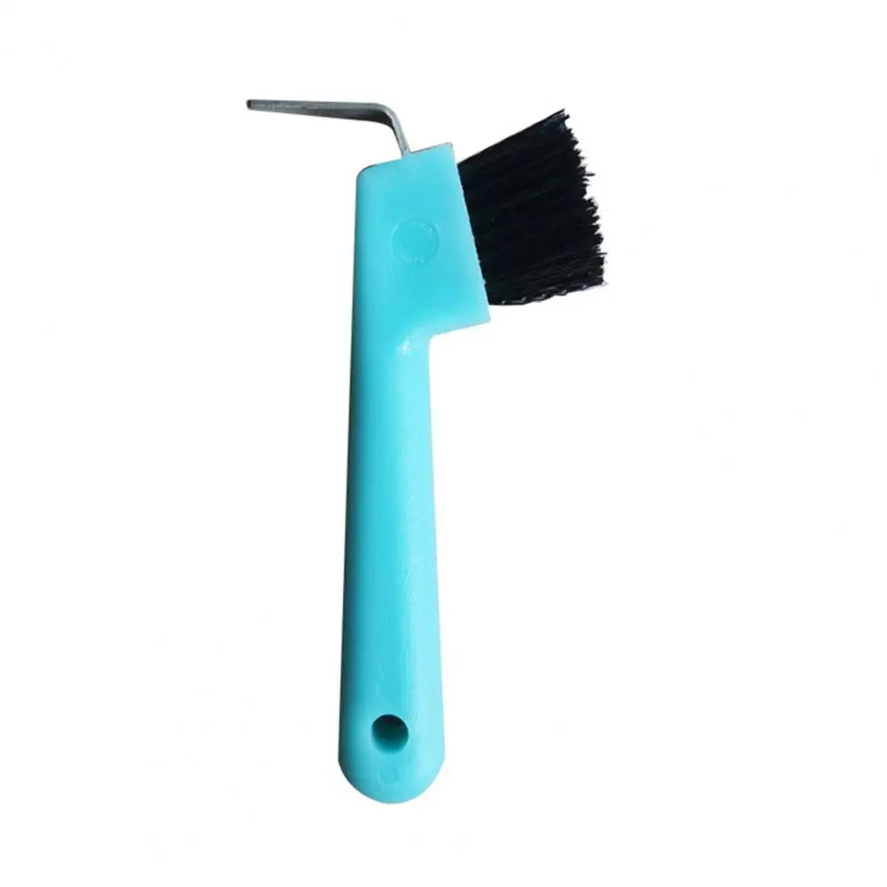 Functional Horse Care Cleaning Brush Hanging Hole Horseshoe Brush Horse Grooming Horseshoe Brush for Indoor