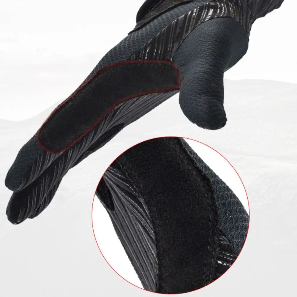 Suede Horse Riding Gloves Anti-slip Wear Resistant Equestrian Gloves Breathable Lightweight Sports Riding Gloves