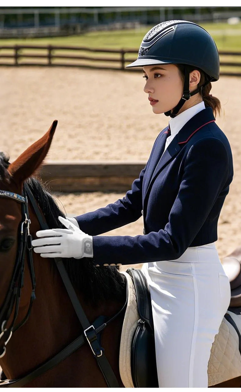 Equestrian Gloves Outdoor Equestrian Equipment Sun Protection Horse Riding Clothes Wear-resistant Horse Racing Touch Screen