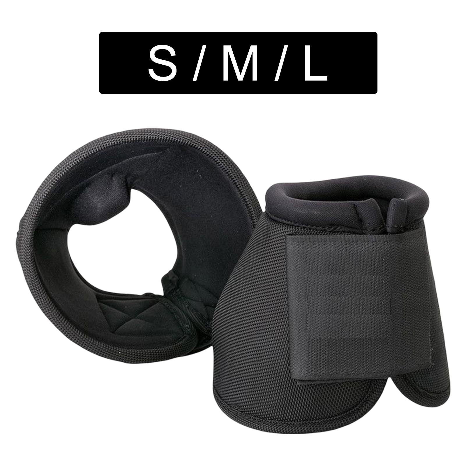 Horse Bell Boot Equine Hoof Boot Quick Drying & Comfort Heavy Duty Protection Equestrian Accessories Equipment Pair Durable