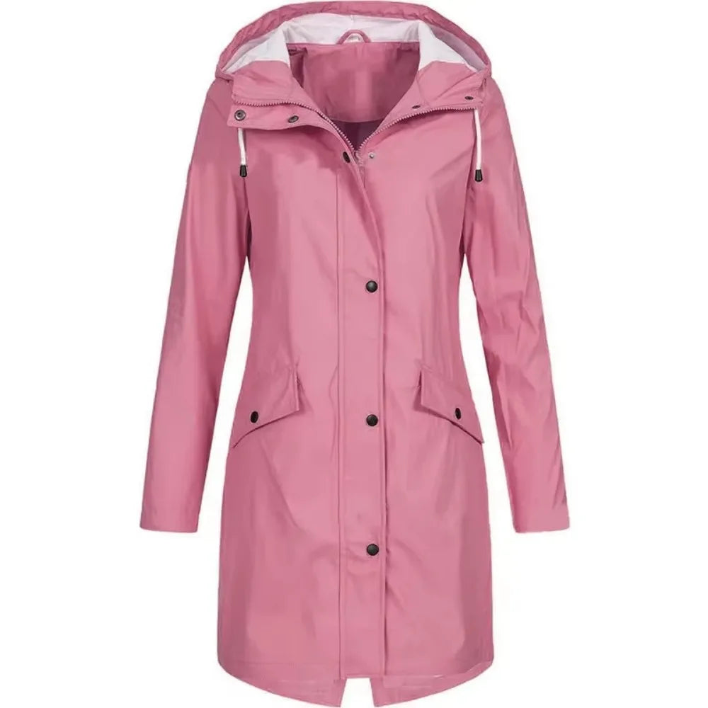 Waterproof Rain Coat Long Raincoats Jacket Waterproof Raincoats Feminina Gifts Outdoor Ride A Bike Mountaineering Jackets Women