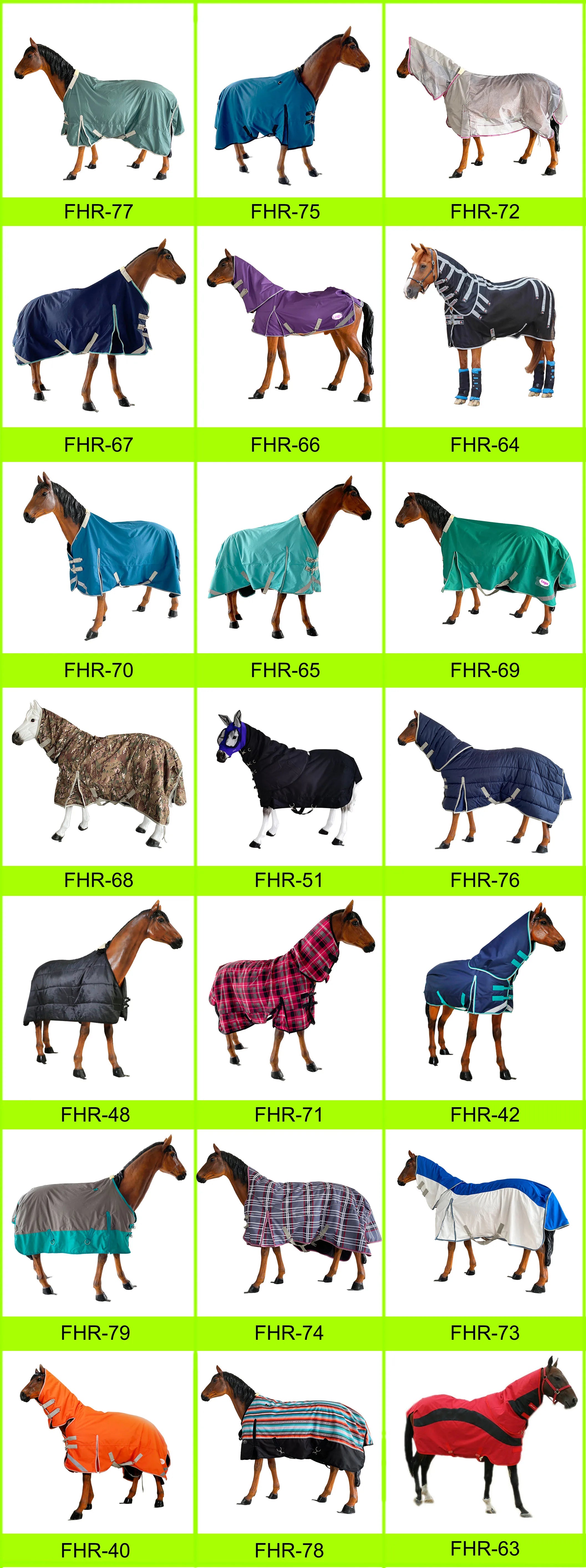 Retail Fashionable Light weight Winter Waterproof Horse Rugs Customized High Quality Outdoor Horse Blanket