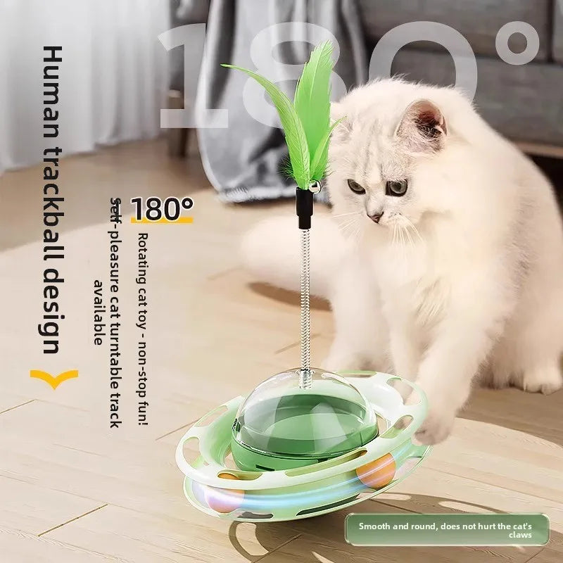 Pet Toys: Self-Entertainment Teaser Wands, Tumbler Turntable Treat Dispensers, and Ultimate Self-Entertainment Gadgets for Cats