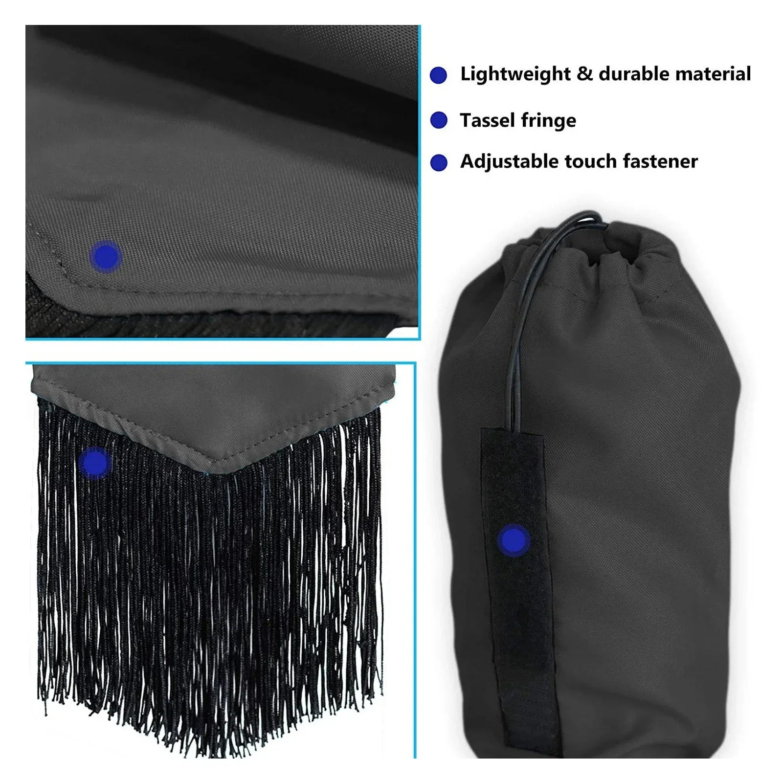 Horse Tail Bag Durable Horse Tail Bag For Horses Waterproof Horse Tails Storage Bags With Fringe Horse Breeding Supplies