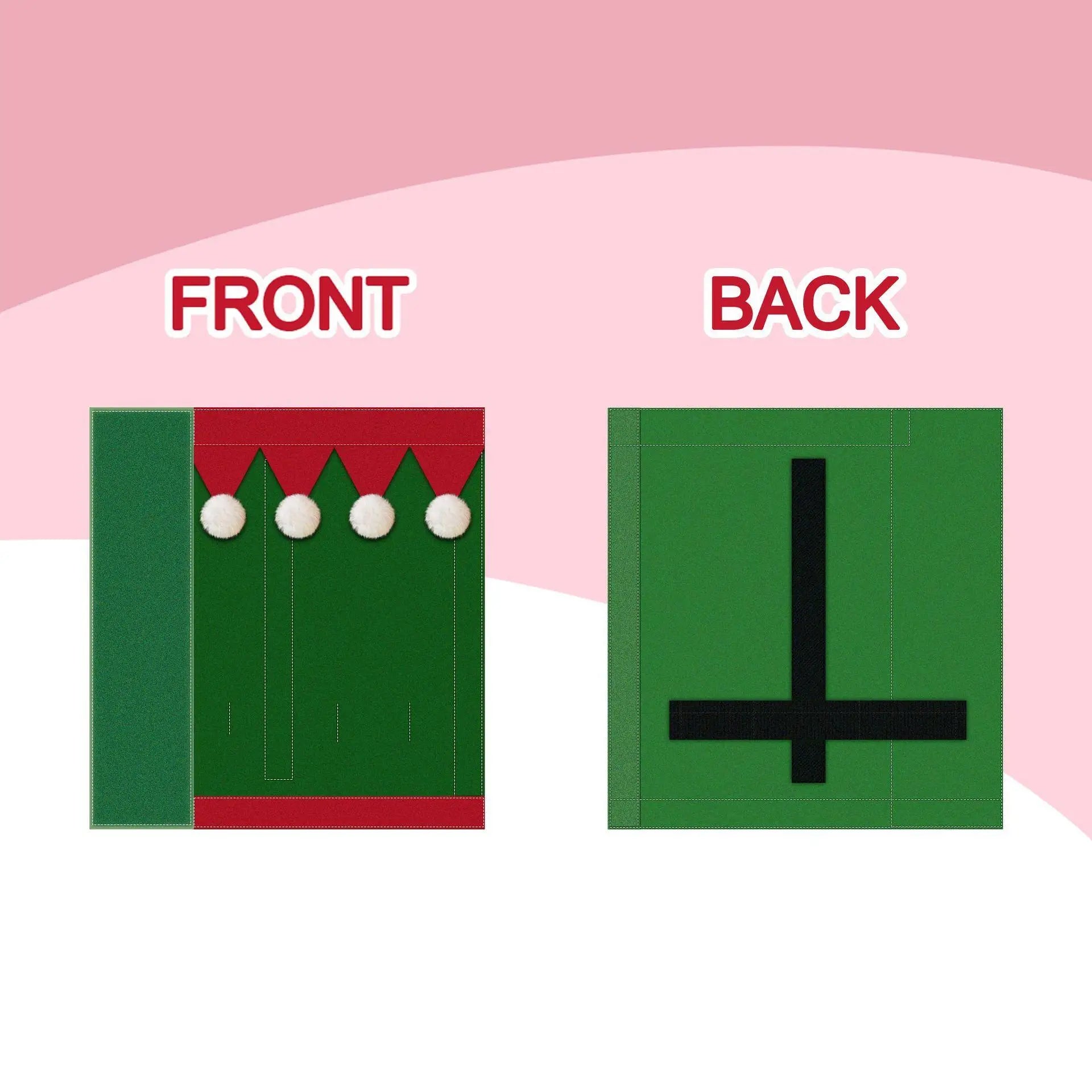 Christmas horse leg protection 4-piece set, New Year horse leg protection parade, winter warm horse leg protection