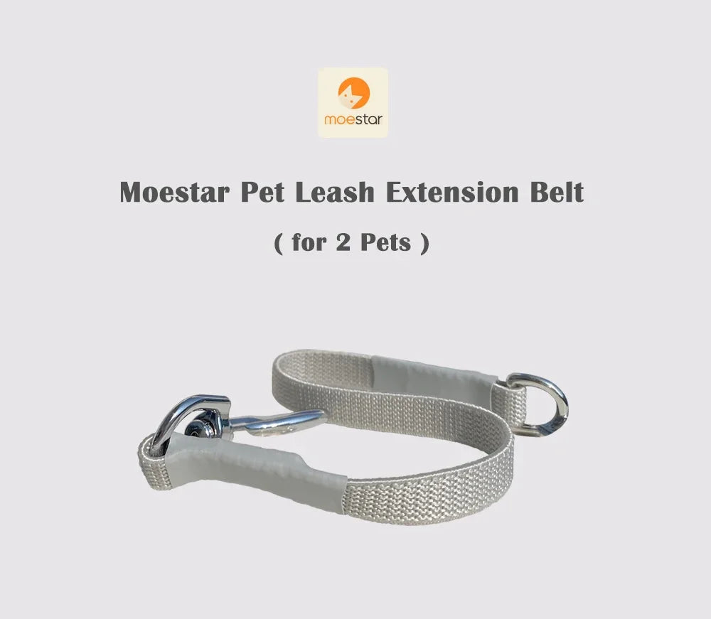 Pet Leash Accessories Pet Poop Bag Dispenser Extension Belt for 2 Pet Replaceable Belt Poop Bags for Pet Walk Ease Moestar