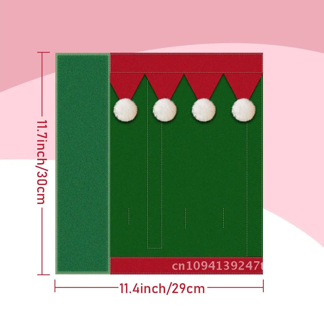 Christmas horse leg protection 4-piece set, New Year horse leg protection parade, winter warm horse leg protection