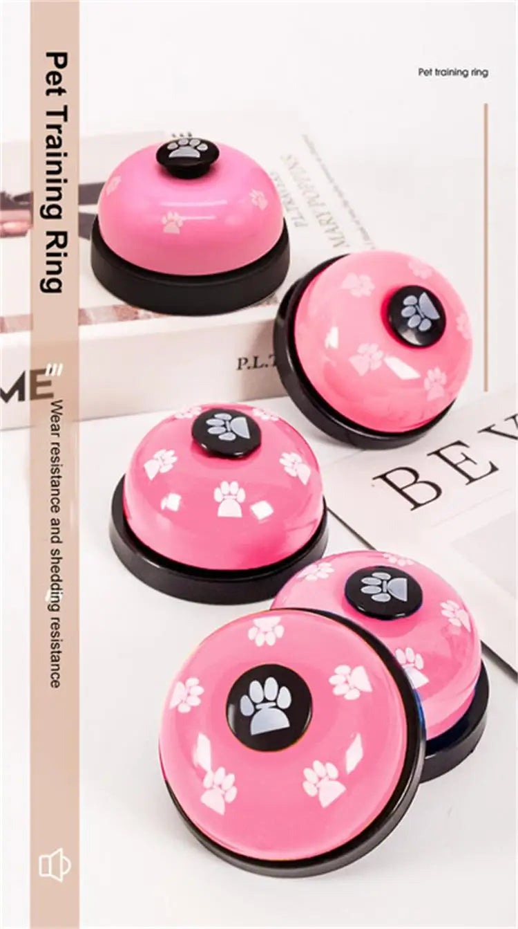 1pc Pet Toy Training Dinner Small Bell Footprint Dog Toys for Teddy Puppy Pet Call Puppy Accessories Pet Toys