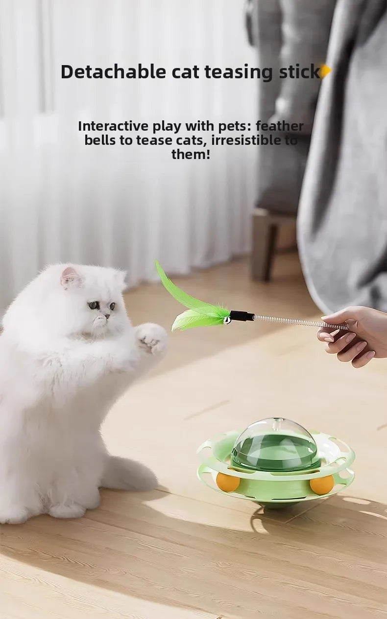 Pet Toys: Self-Entertainment Teaser Wands, Tumbler Turntable Treat Dispensers, and Ultimate Self-Entertainment Gadgets for Cats