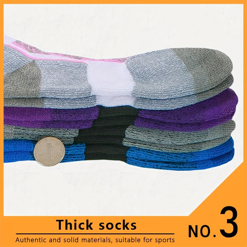 3 Pairs High-Top Thick Sole Men's Socks Women's Socks Equestrian Sports Socks