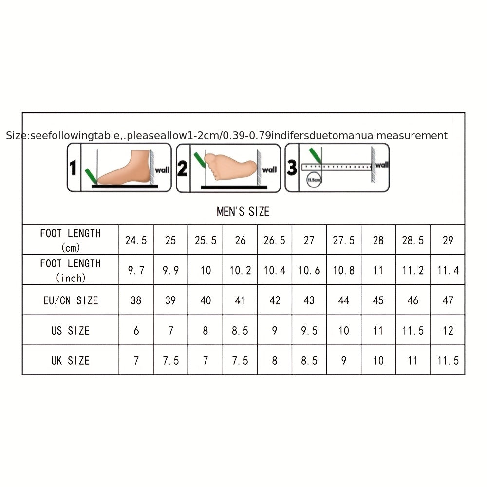 DIAN SEN Men'S Heavy-Duty Steel Toe Work Shoes - Non-Slip TPR Sole, All-Season Indestructible Construction, Impact-Resistant & Anti-Slip Traction - Heavy-Duty Steel Toe