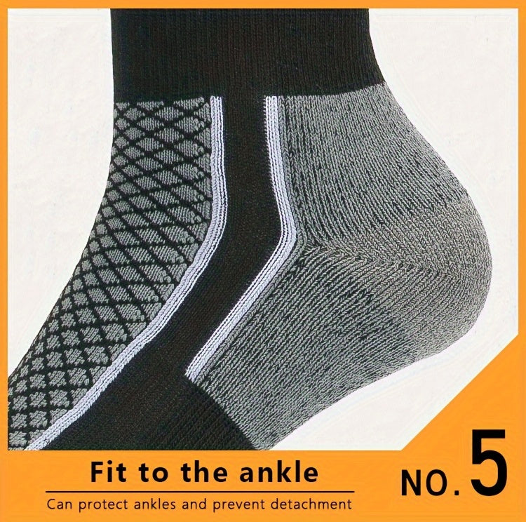 3 Pairs High-Top Thick Sole Men's Socks Women's Socks Equestrian Sports Socks