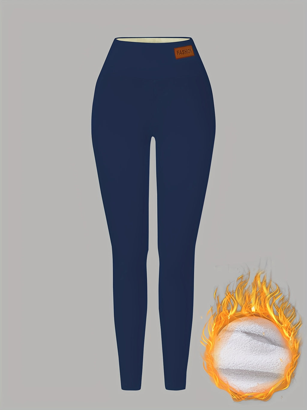 Women'S High-Waisted Thermal Leggings - Thick Winter Pants with Non-Slip Grip, Stretchy Tight Fit for Cold Weather, Everyday & Formal Outfits - Warm Pants for Fall/Winter Seasons, Winter Leggings, Cold Weather Apparel, Sleek