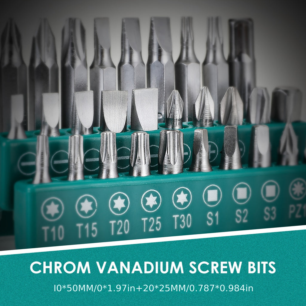 198pcs Heavy-Duty Industrial Hand Tool Set with Socket Wrenches, Screwdrivers, Pliers & Hammer - All-in-One Portable Toolbox with Sturdy Carrying Case, Ergonomic Handle & Organized Compartments - Ideal for Auto Repair, Home M