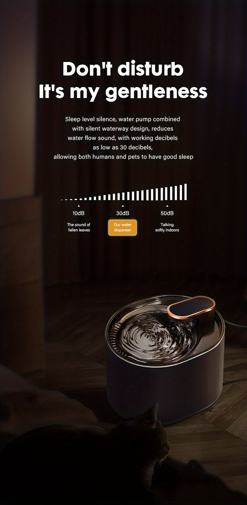 Automatic Pet Water Fountain Cat Dog Water Fountain Automatic Water Dispenser For Dogs Cats, Cat Dog Supplies