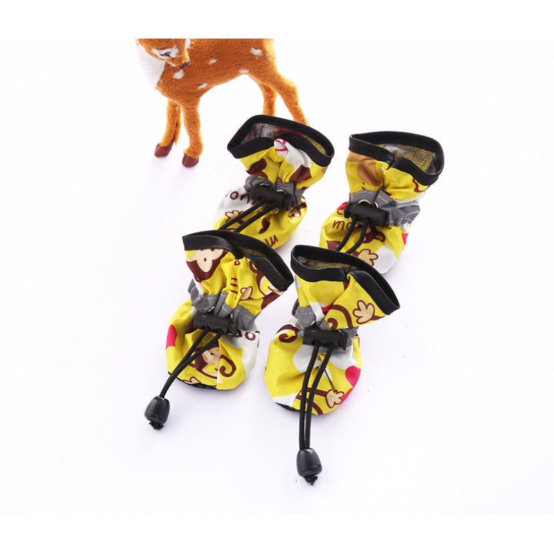 4pcs Water-Resistant Dog Shoes For Small Dogs - Protect Your Pet's Paws And Keep Them Dry Christmas Gift
