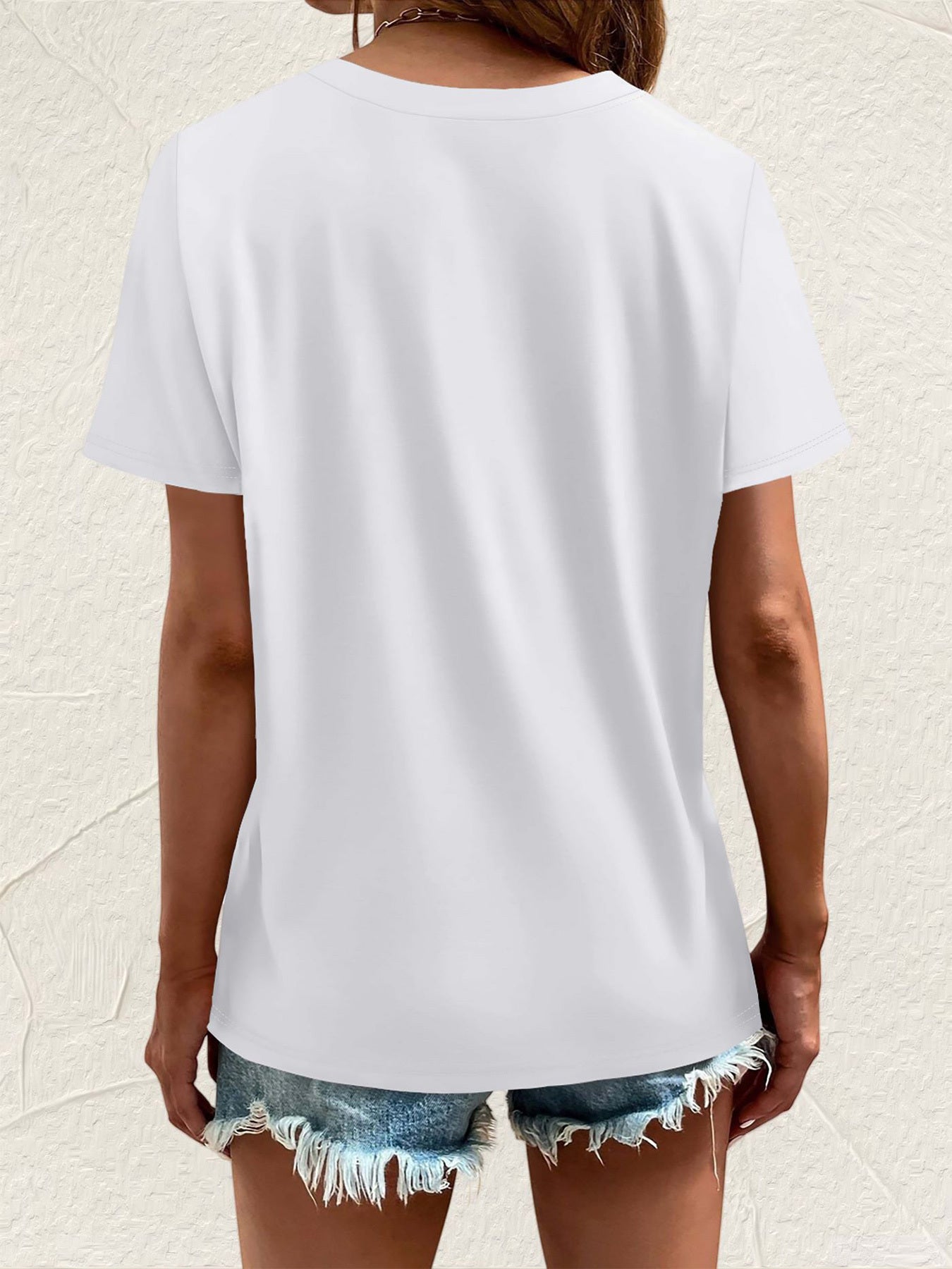 Women'S Casual Crew Neck T-Shirt with Unique Horse and Cat Silhouette Graphic, Short Sleeve Polyester Tee for Casual Attire, Allseason Top | Trendy Casual Style | Comfortable Fi