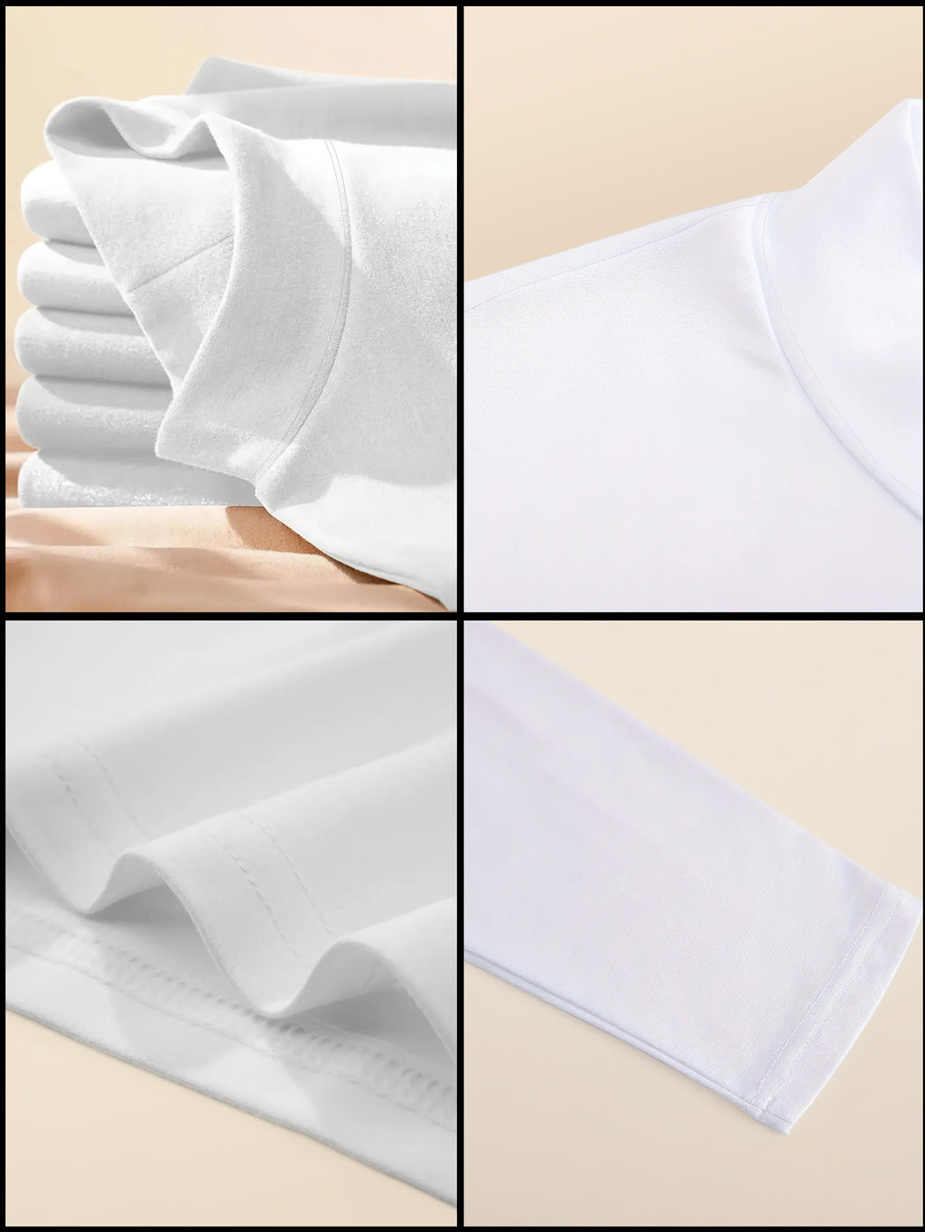 Women'S Elegant Half-Turtleneck Long Sleeve T-Shirt - Soft Fleece-Like Fabric, Black with White Horse Silhouette & Golden Accents, Machine Washable, Versatile Casual & Formal Wear, Winter Warmth, 2025 Autumn Winter Essential,