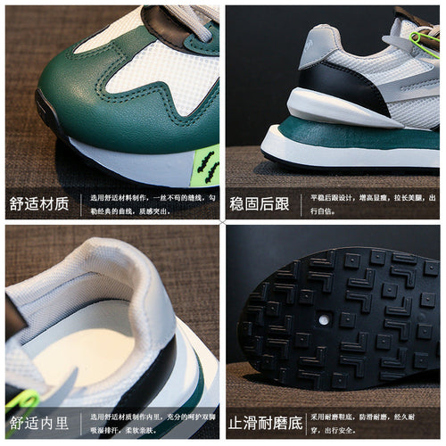 Daddy Breathable Summer Genuine Leather Thick Bottom Women's Clothing