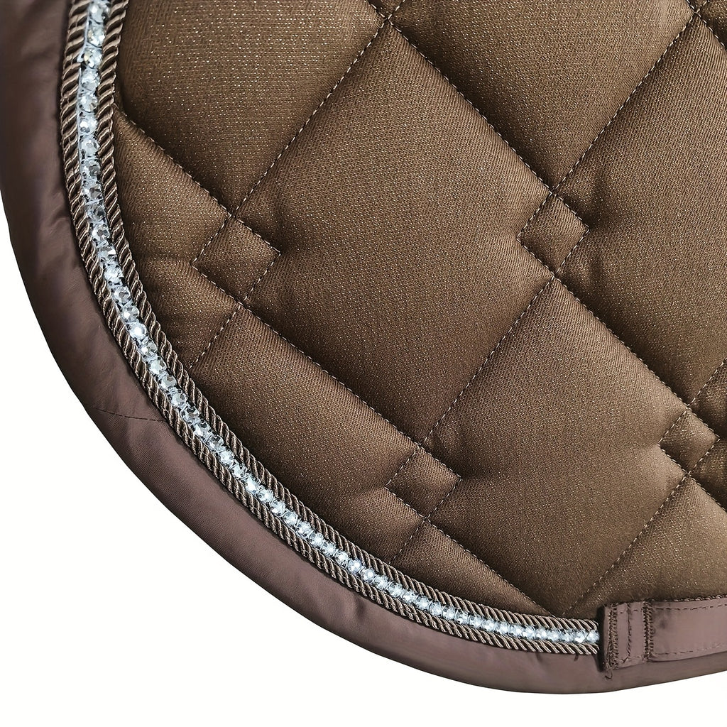 Tappetino Sella Inglese TGW con Tecnologia Cool-Dry - Design Lucido e Corda