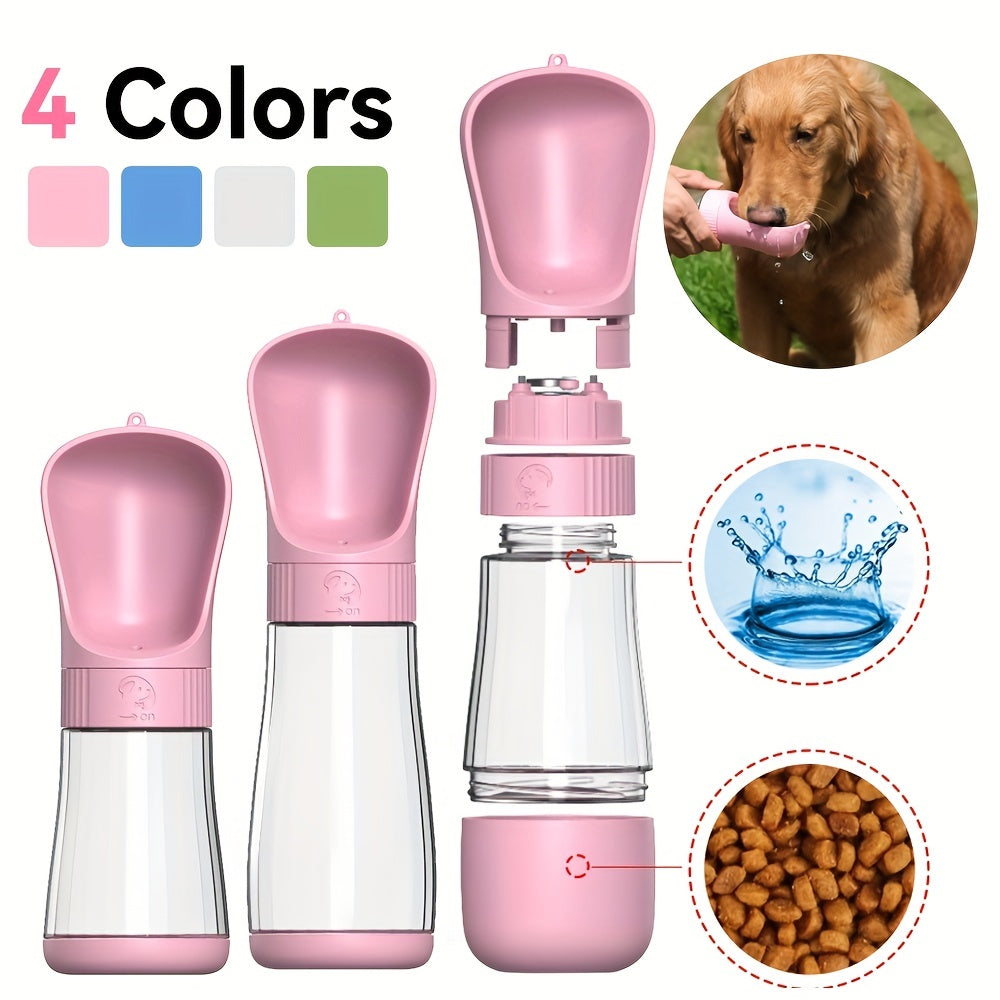 Portable Dog Water Bottle And Bowl Dispenser - Keep Your Pet Hydrated On-The-Go