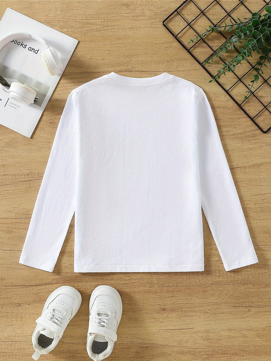 Girls' 100% Cotton Long Sleeve T-Shirt - Soft & Breathable Everyday Top with Horse & Rider Equestrian Print, Round Neck Casual Pink Blouse for Home, Outdoor & Sports | All-Season Comfort, Machine Washable, Ideal for Horseback