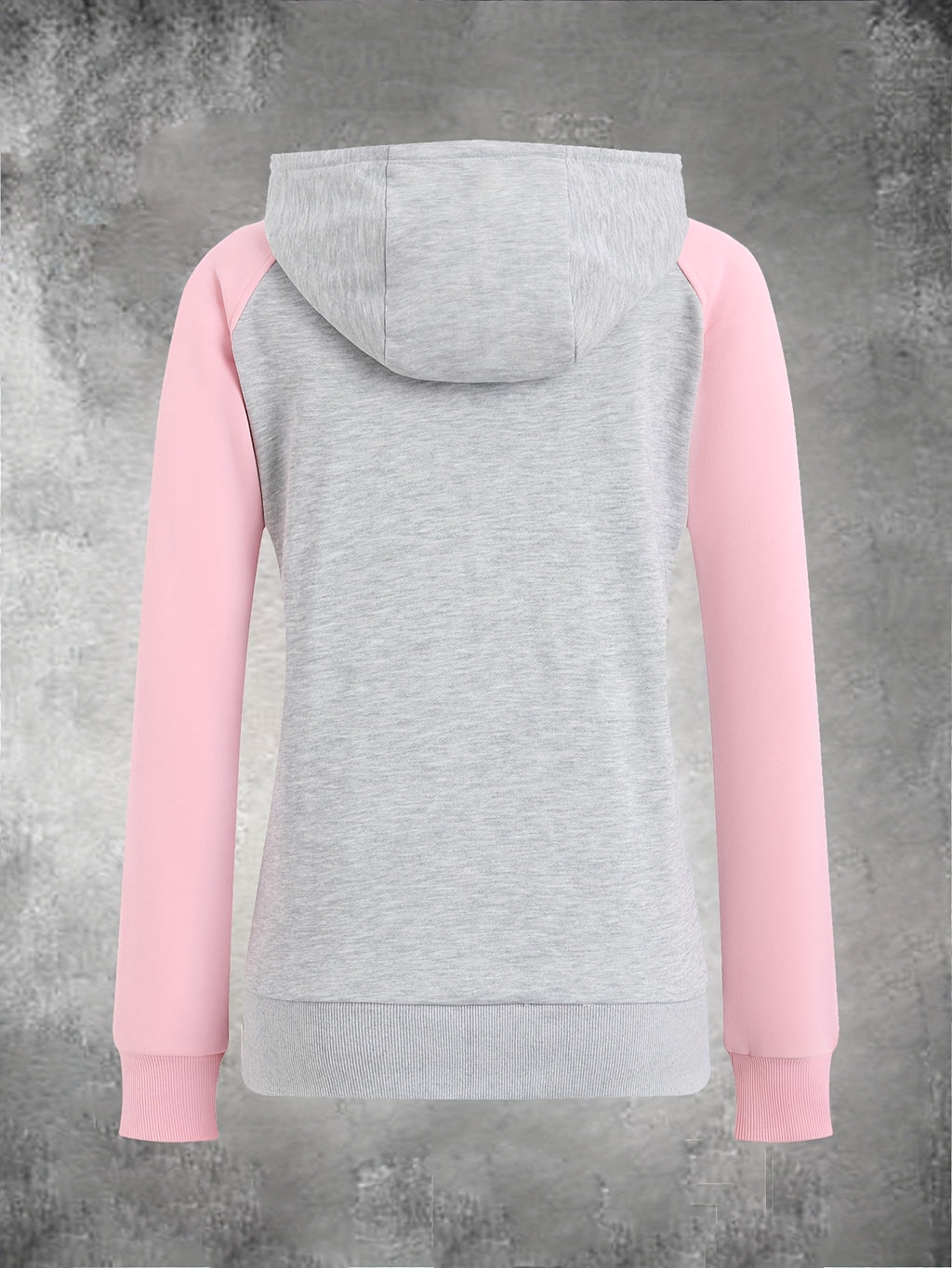 European and American Fashion Autumn and Winter New Women's Hoodie Casual Jacket Zipper Mixed Color Women's Coat Top Sweatshirt, Streetwear Fashion, Casual Wear, Trendy Sweatshirt, Stylish Outerwear, Soft Texture, Durable Fab