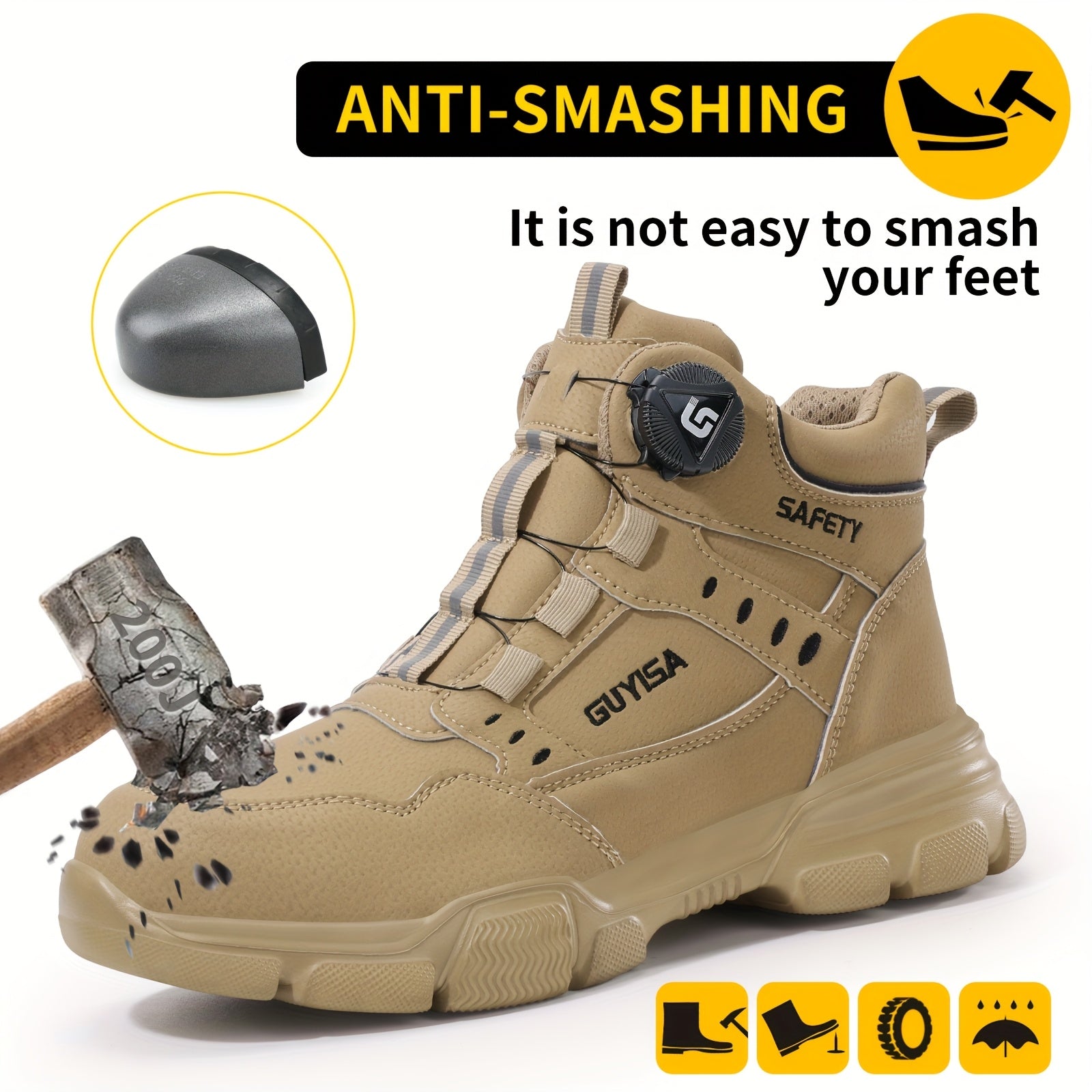 Scarpe Antinfortunistiche GUYISA Unisex - Puntale Acciaio e Suola Antiperforazione