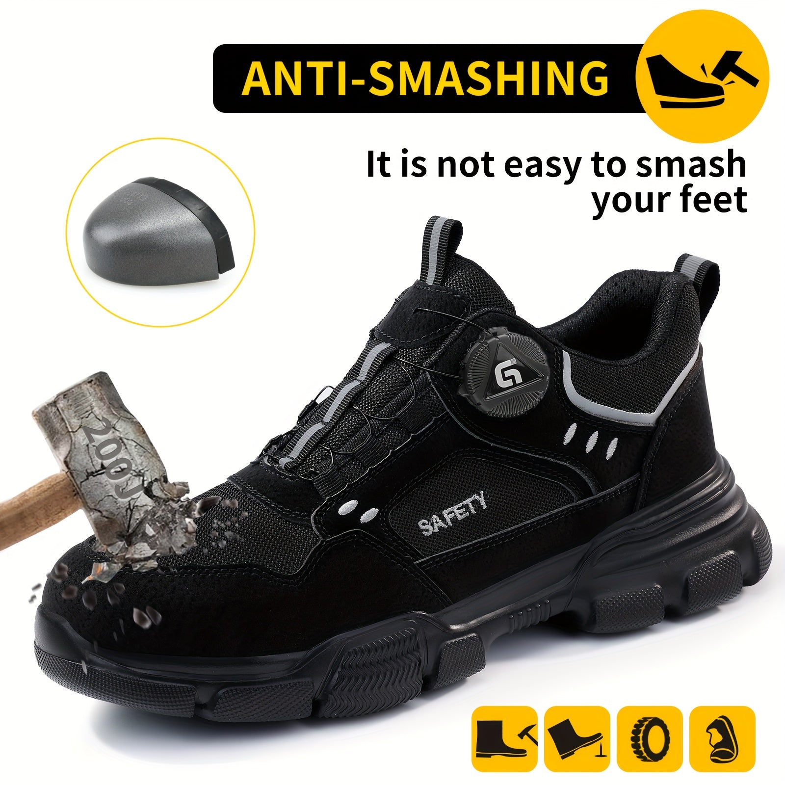 Scarpe Antinfortunistiche GUYISA Unisex - Puntale Acciaio e Suola Antiperforazione